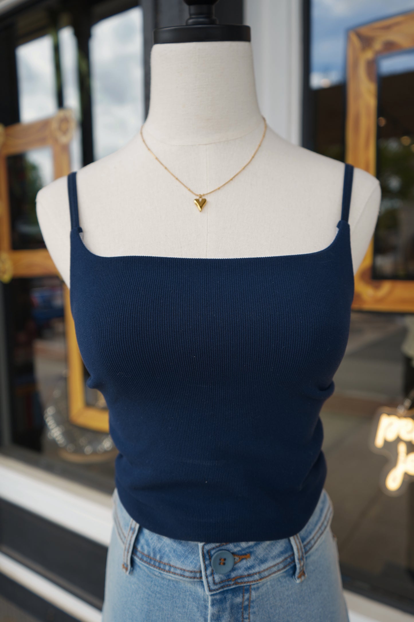 Kaylor Knit Striped Reversible Top