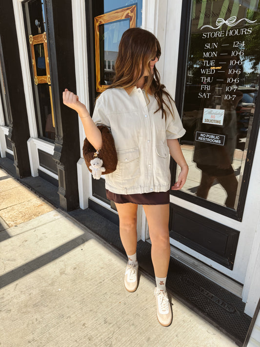 Anna Short Sleeve Chore Jacket