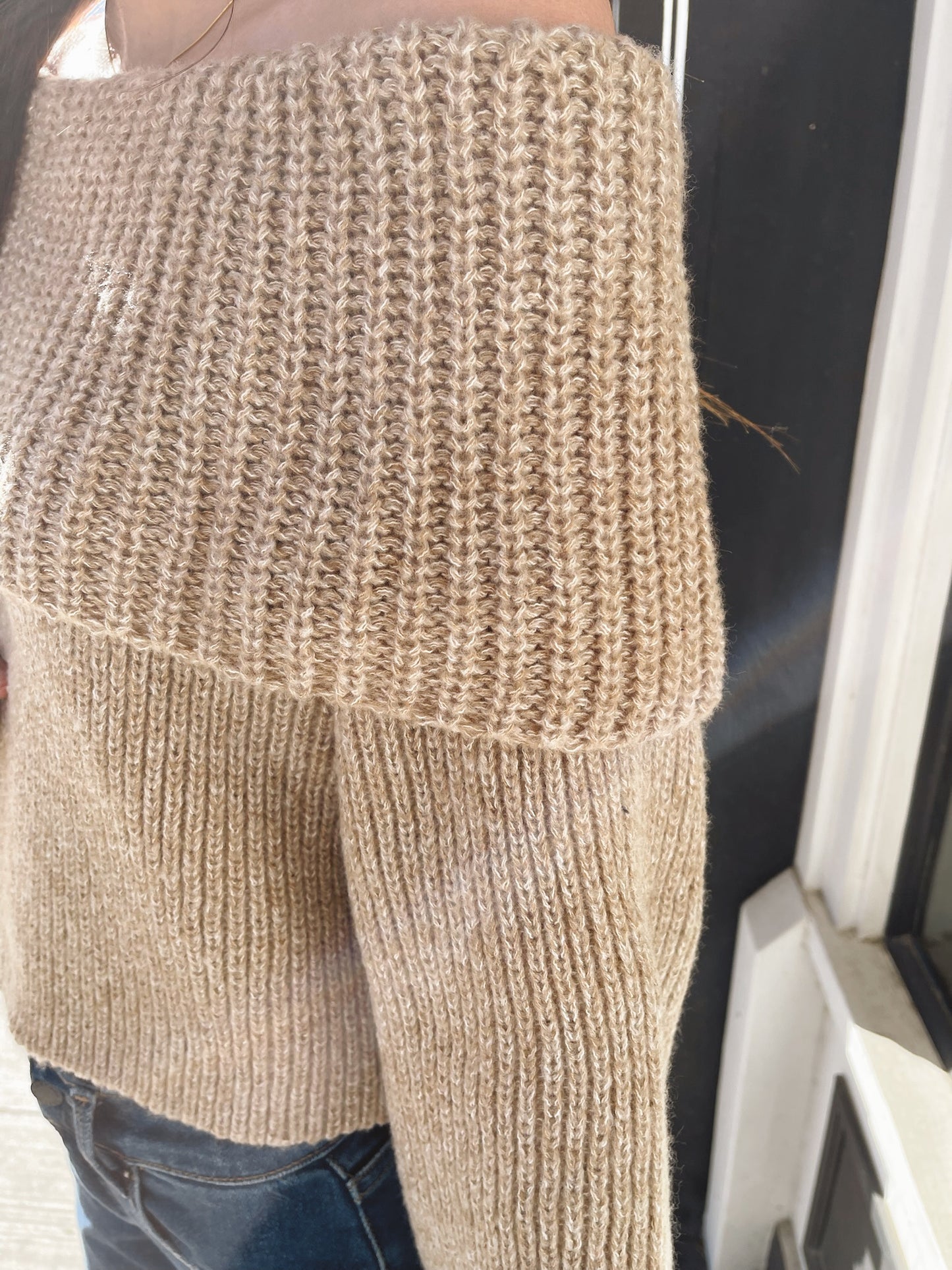 Diana Chunky Off Shoulder Sweater