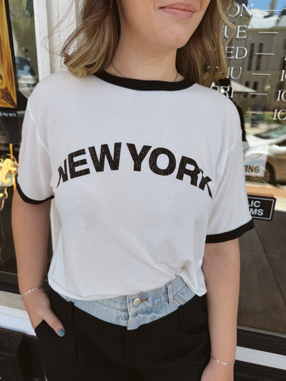 New York Ringer Tee