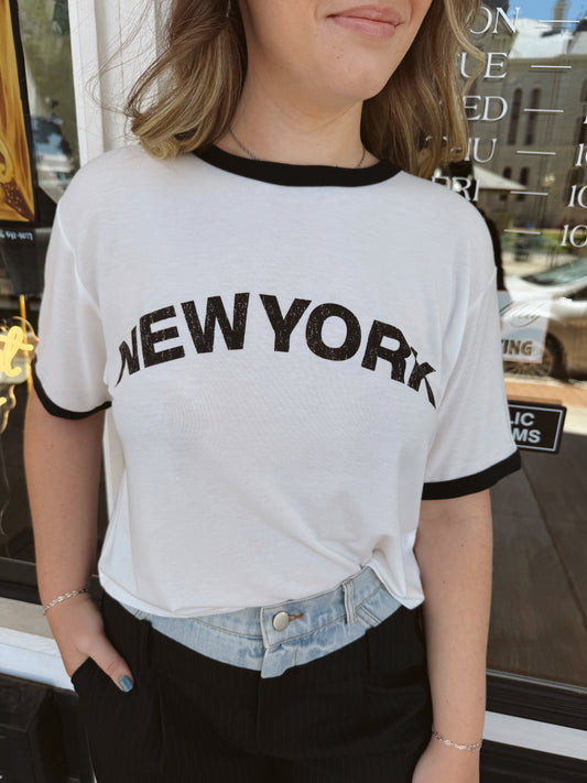 New York Ringer Tee