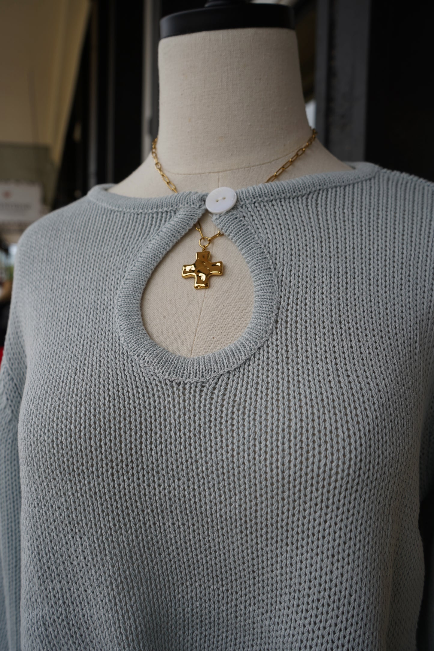 Tala Keyhole Sweater