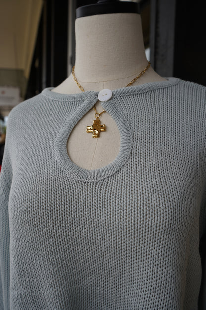 Tala Keyhole Sweater