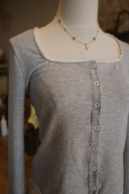 Bailey Lace Trim Long Sleeve