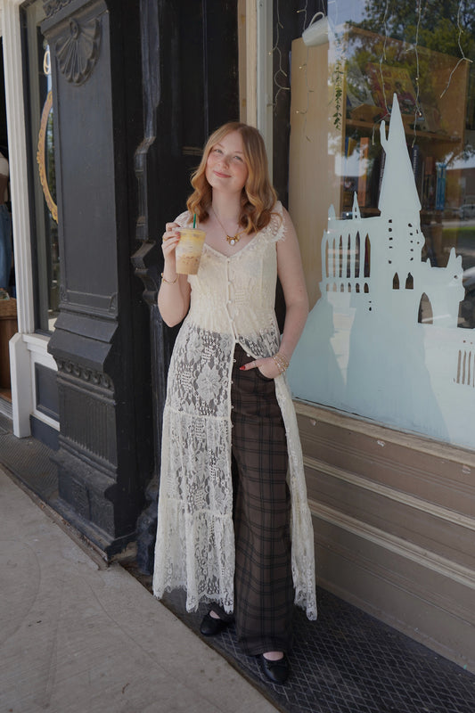 Lillian Lace Maxi Top