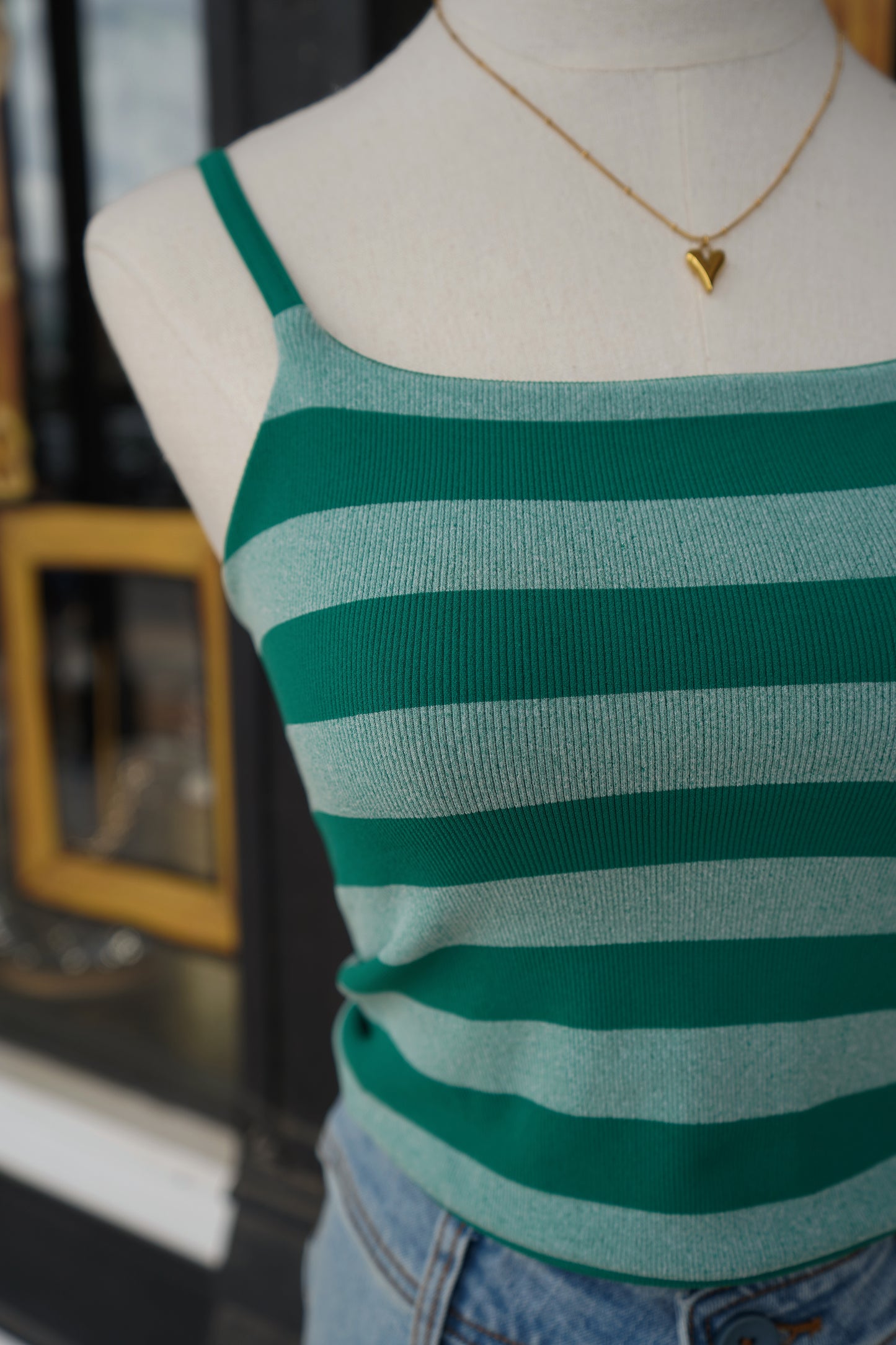 Kaylor Knit Striped Reversible Top