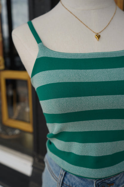 Kaylor Knit Striped Reversible Top
