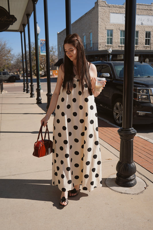 Gigi Polka Dot Maxi Dress