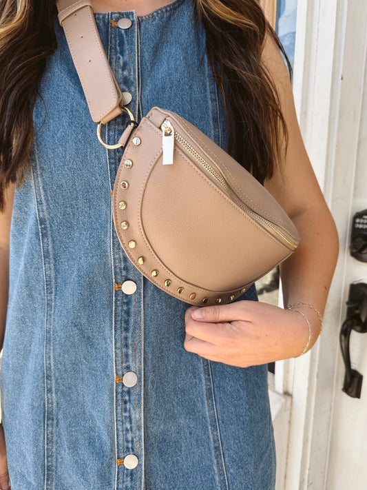 Lee Studded Fanny Pack Belt Bag