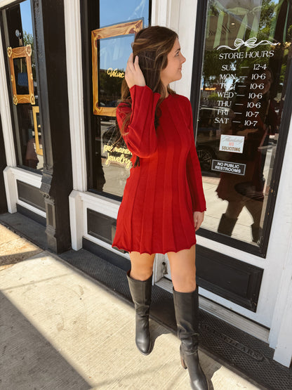 Gem Sweater Mini Dress