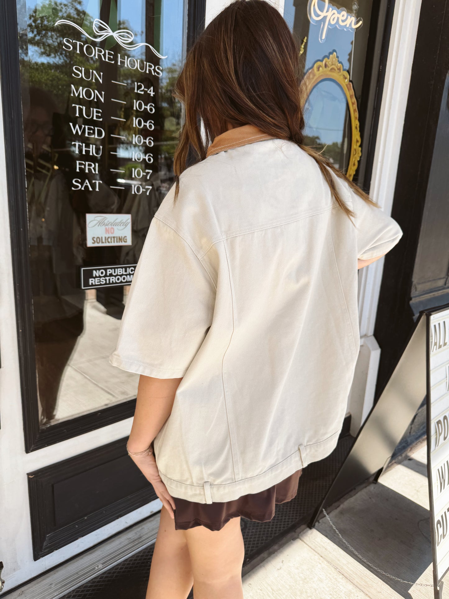 Anna Short Sleeve Chore Jacket