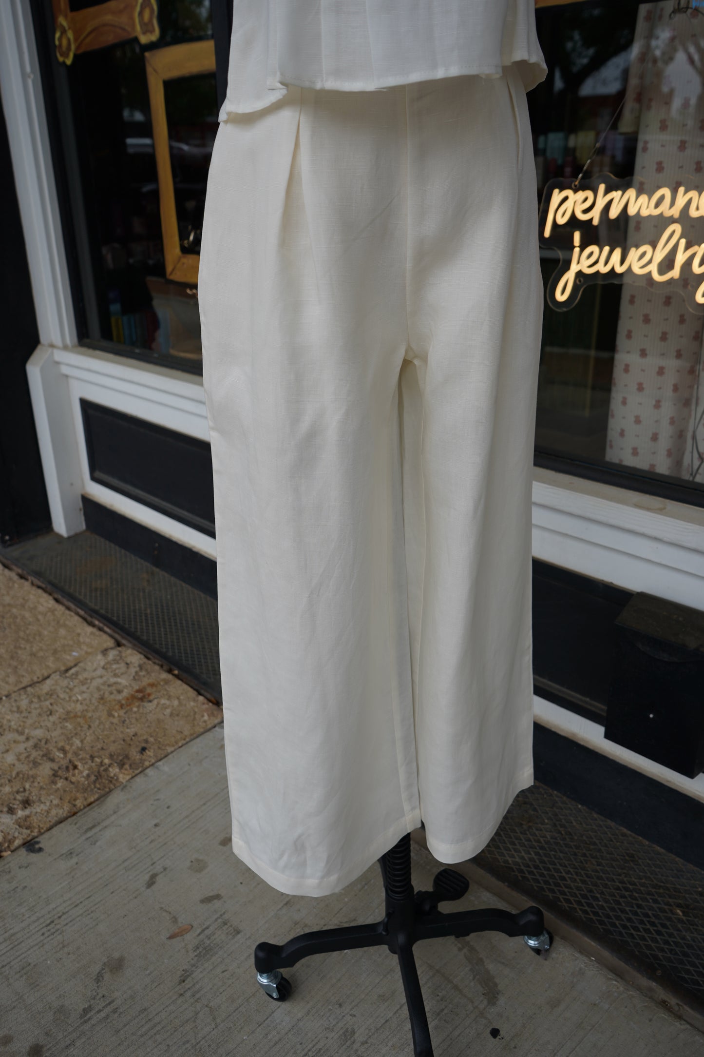 Mae Tailored Linen Pants