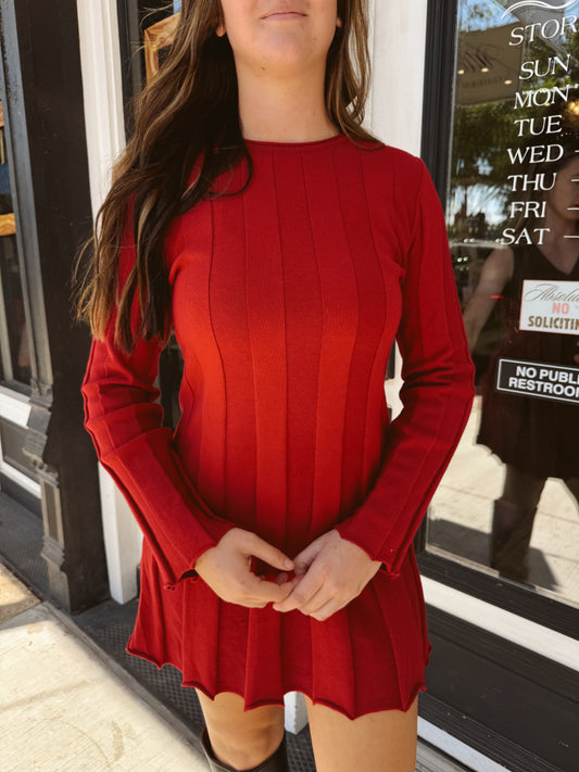 Gem Sweater Mini Dress