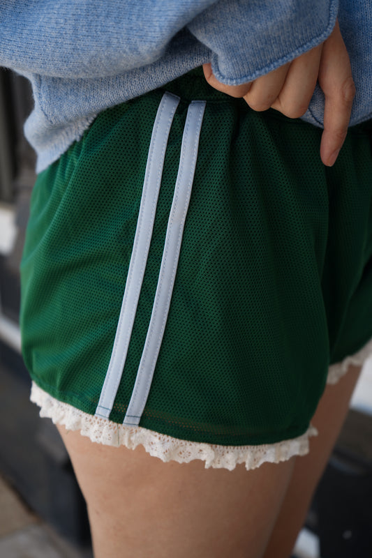 Lola Lace Trim Track Shorts