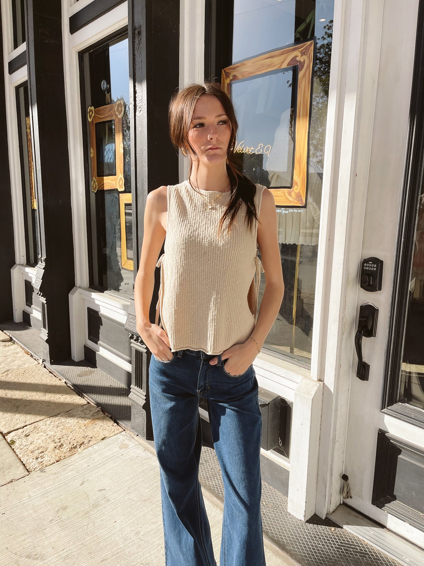 Vivian Side Tie Tank