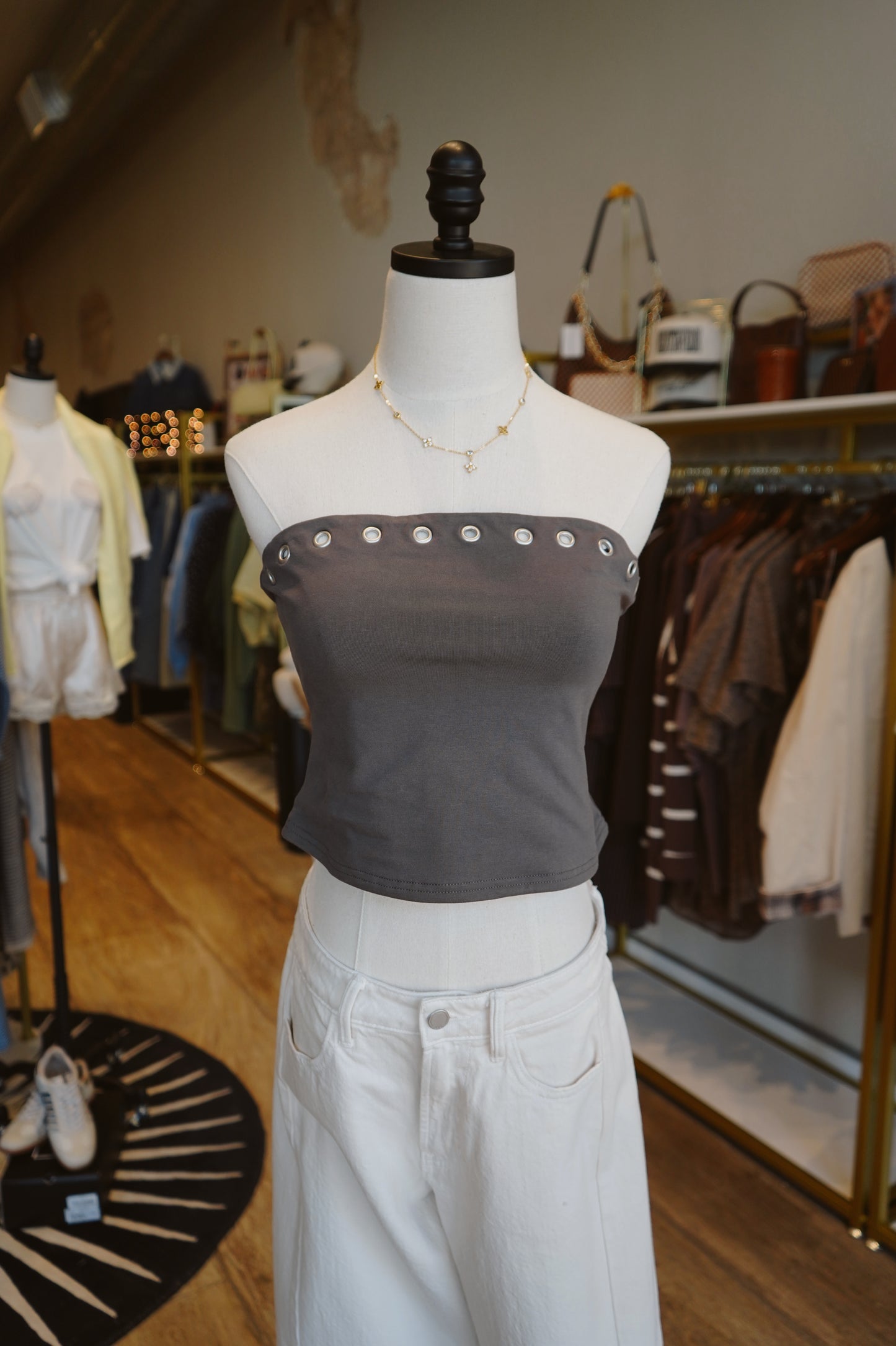 Kylie Grommet Tube Top
