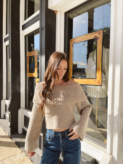Diana Chunky Off Shoulder Sweater