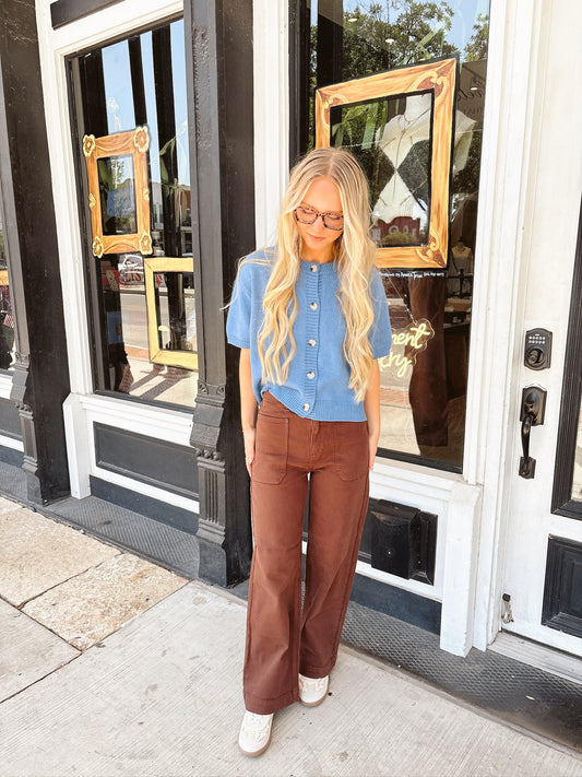 Lila Short Sleeve Cardigan