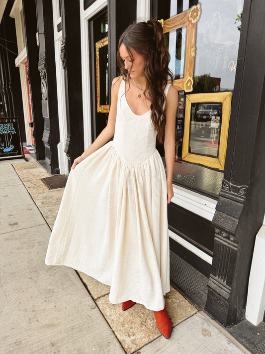 Elizabeth Corset Maxi Dress