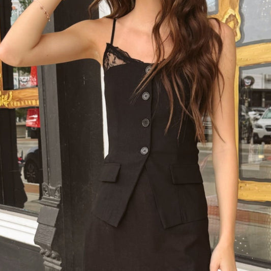 Hannah Lace Vest Top
