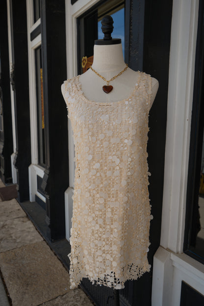 Lola Sequin Mesh Dress