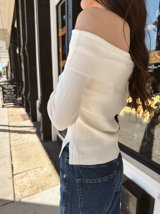 Vivian Off Shoulder Long Sleeve