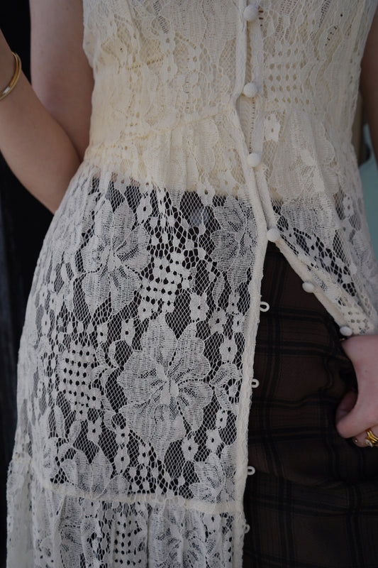Lillian Lace Maxi Top