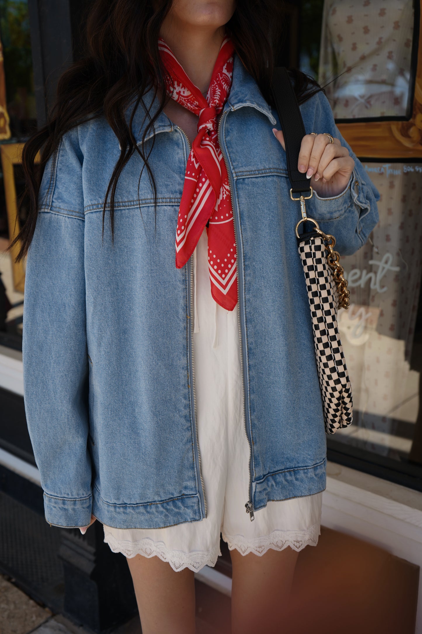 Quinn Oversized Denim Jacket
