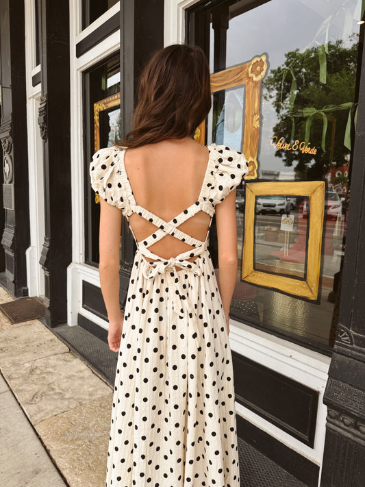 Lolly Polka Dot Maxi Dress