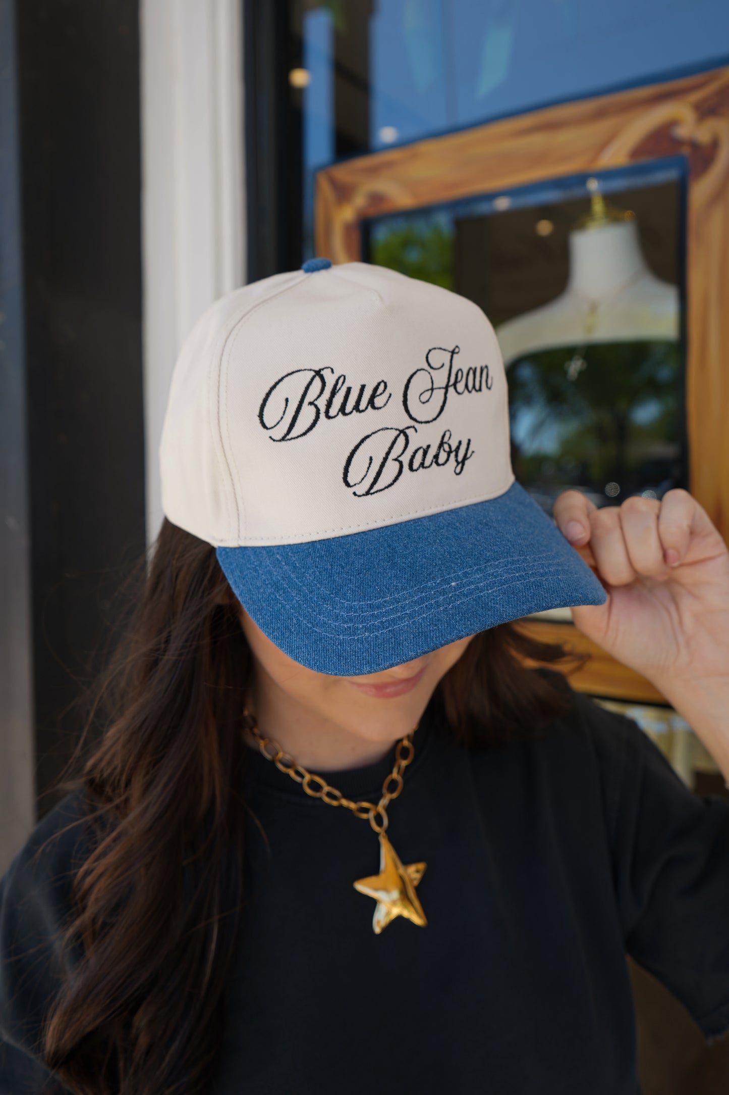 Blue Jean Baby Trucker Hat