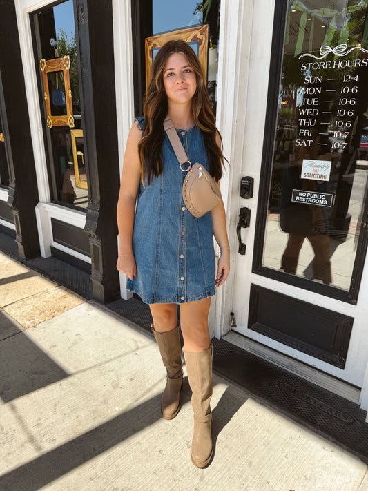 Summer Denim Mini Dress