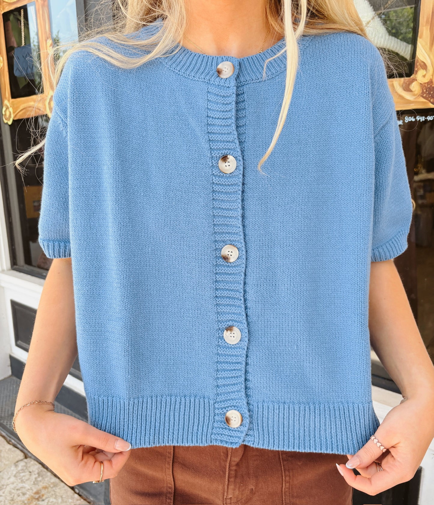 Lila Short Sleeve Cardigan