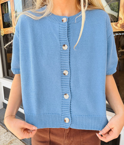 Lila Short Sleeve Cardigan