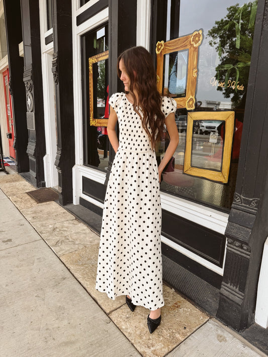 Lolly Polka Dot Maxi Dress