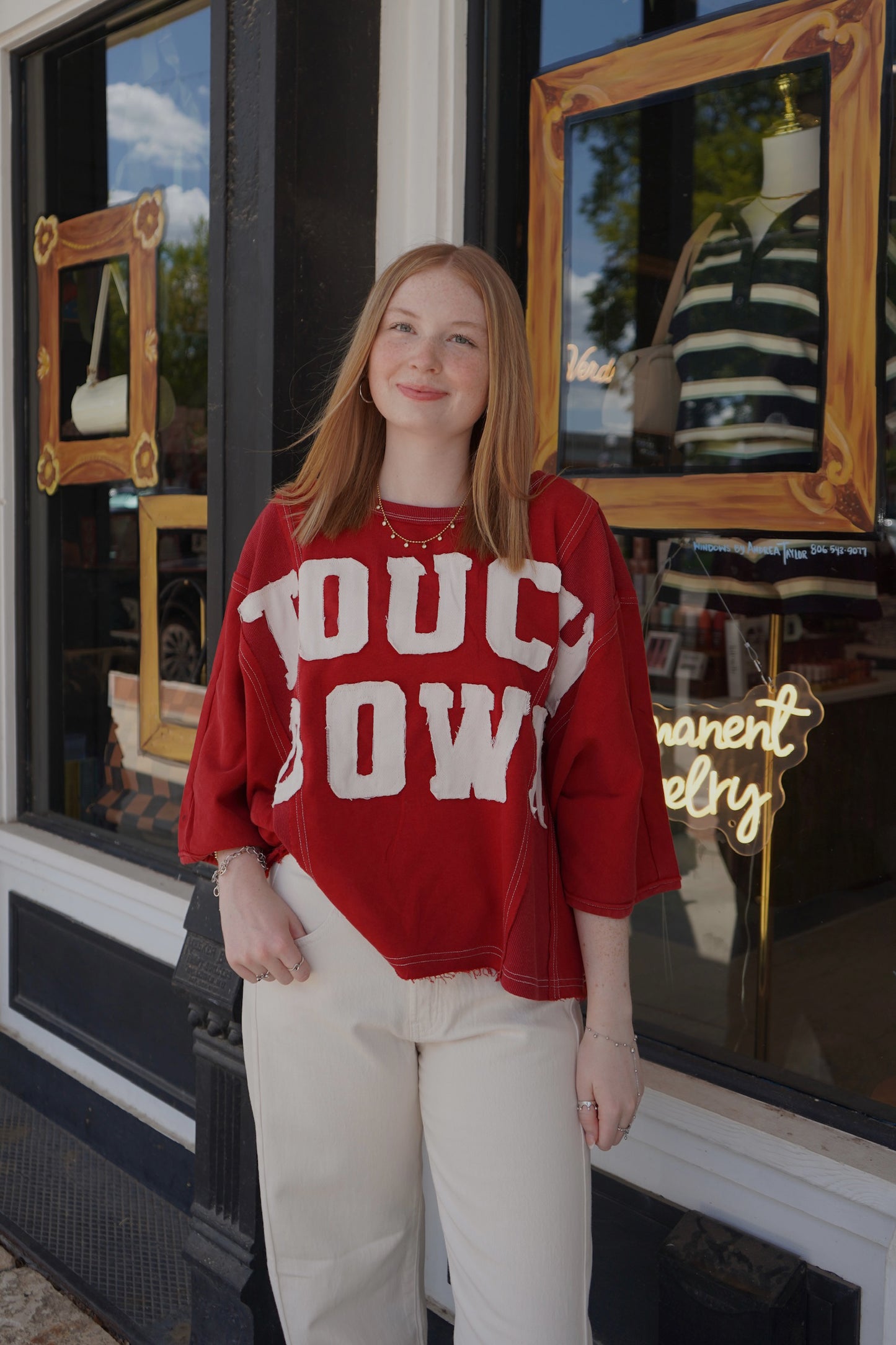 Touch Down Oversized Tee