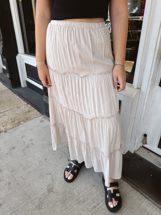 Bobbi Tiered Maxi Skirt