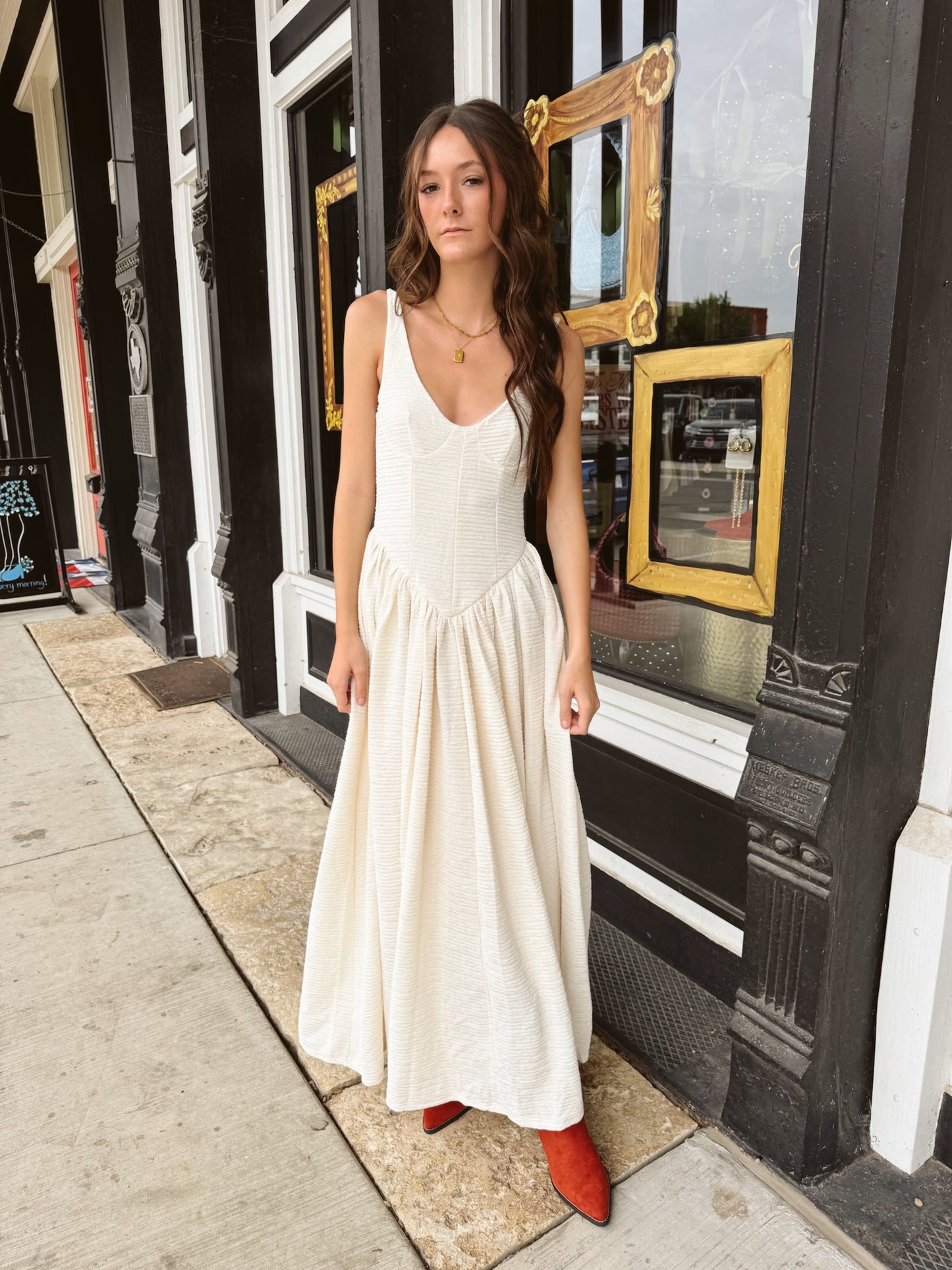 Elizabeth Corset Maxi Dress