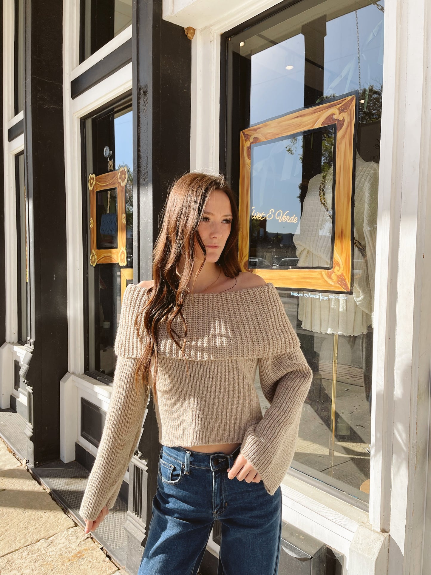 Diana Chunky Off Shoulder Sweater