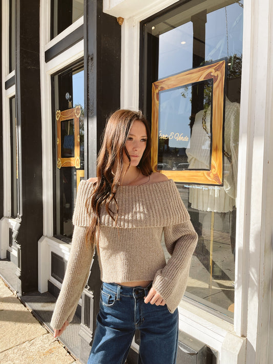 Diana Chunky Off Shoulder Sweater