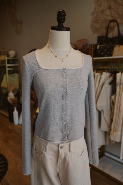 Bailey Lace Trim Long Sleeve