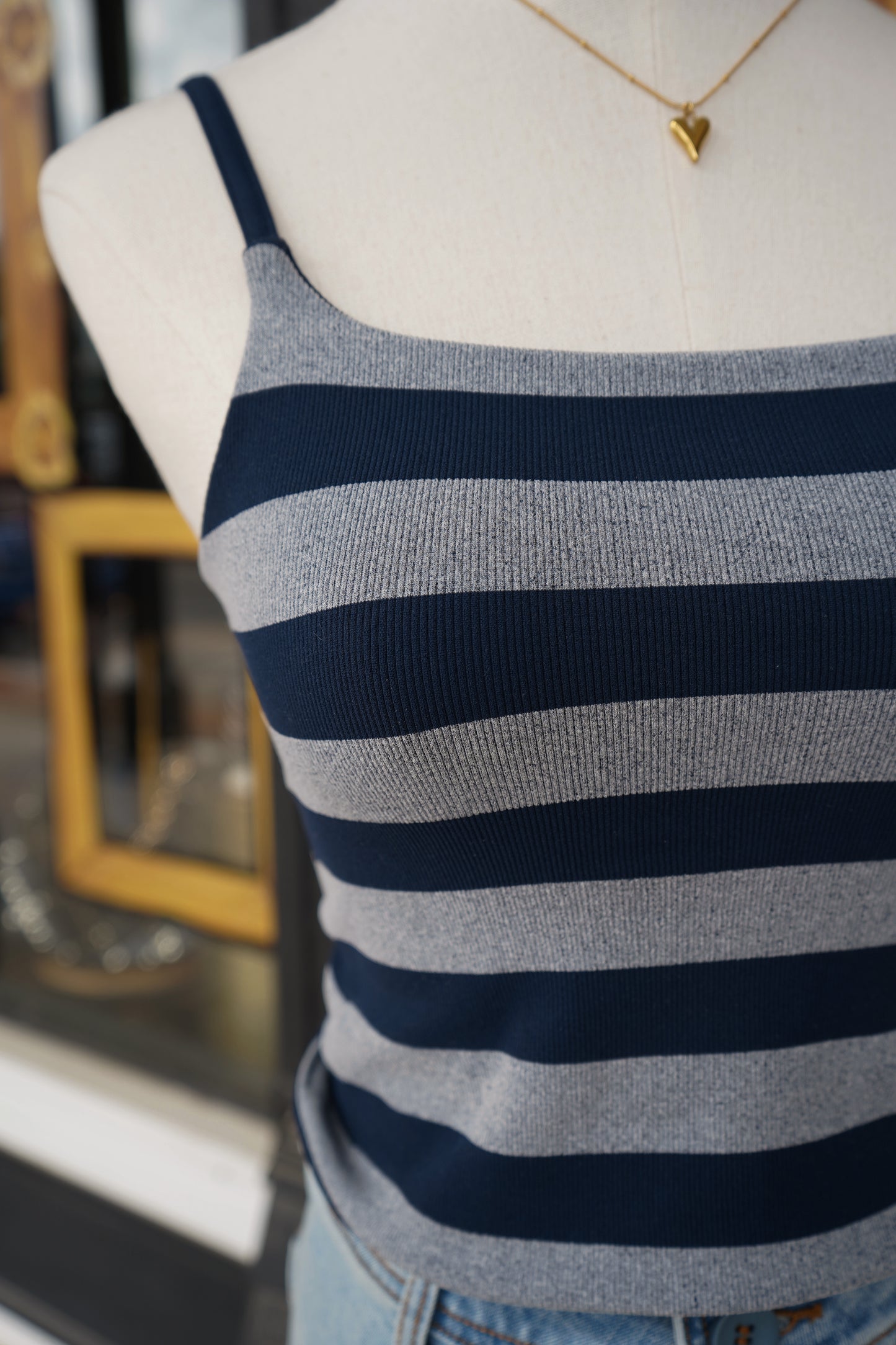 Kaylor Knit Striped Reversible Top