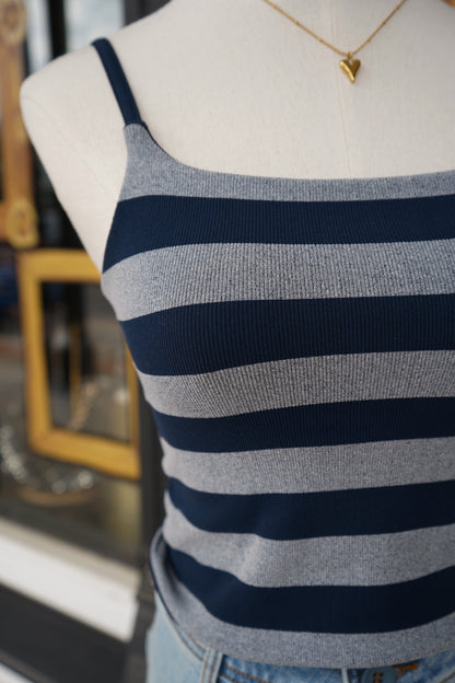Kaylor Knit Striped Reversible Top