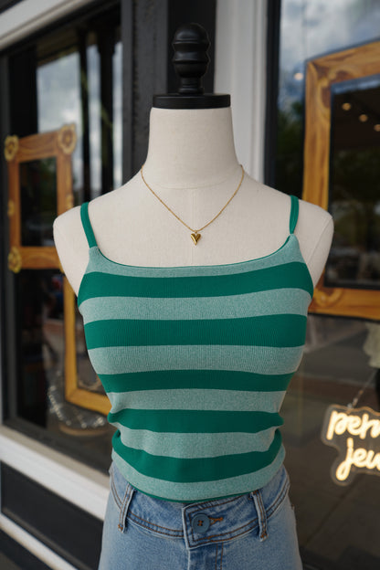 Kaylor Knit Striped Reversible Top