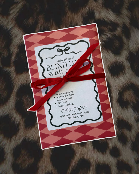 Velvet & Verde Blind Date With A Book | Romance Edition