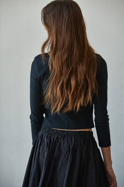 Dani Ribbed Cardi