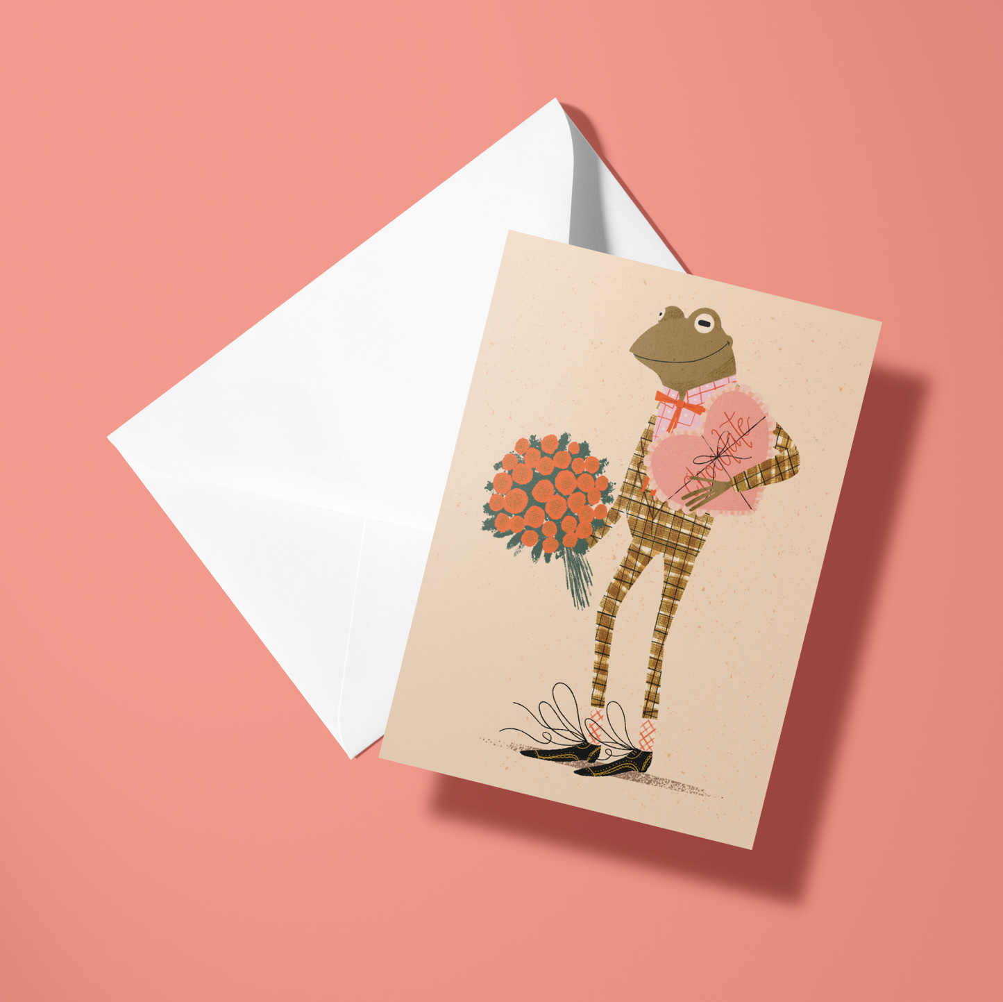 Handsome Frog Valentine Card
