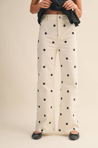 Stacie Polka Dot Jeans