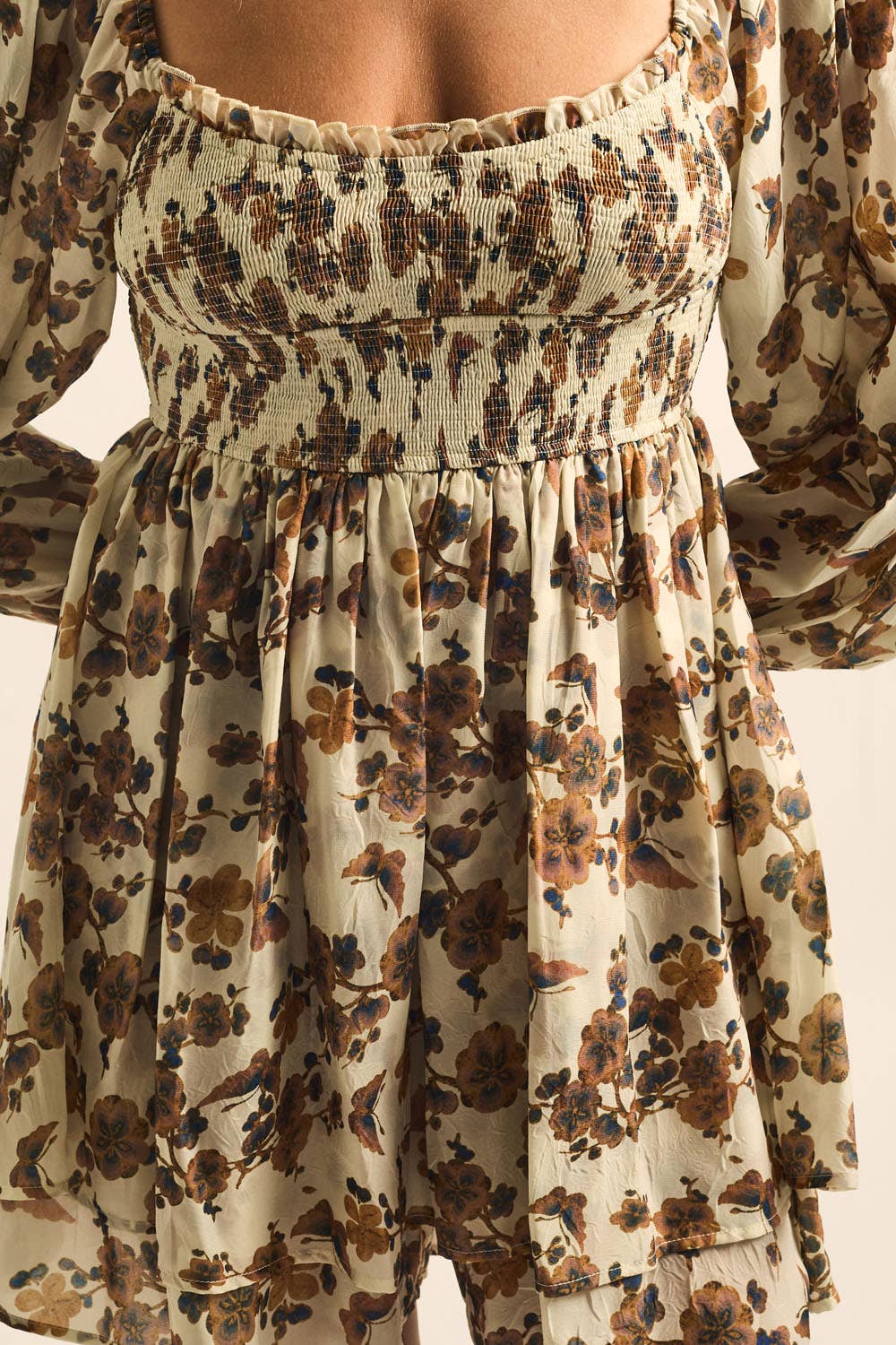 Fiona Floral Tiered Romper