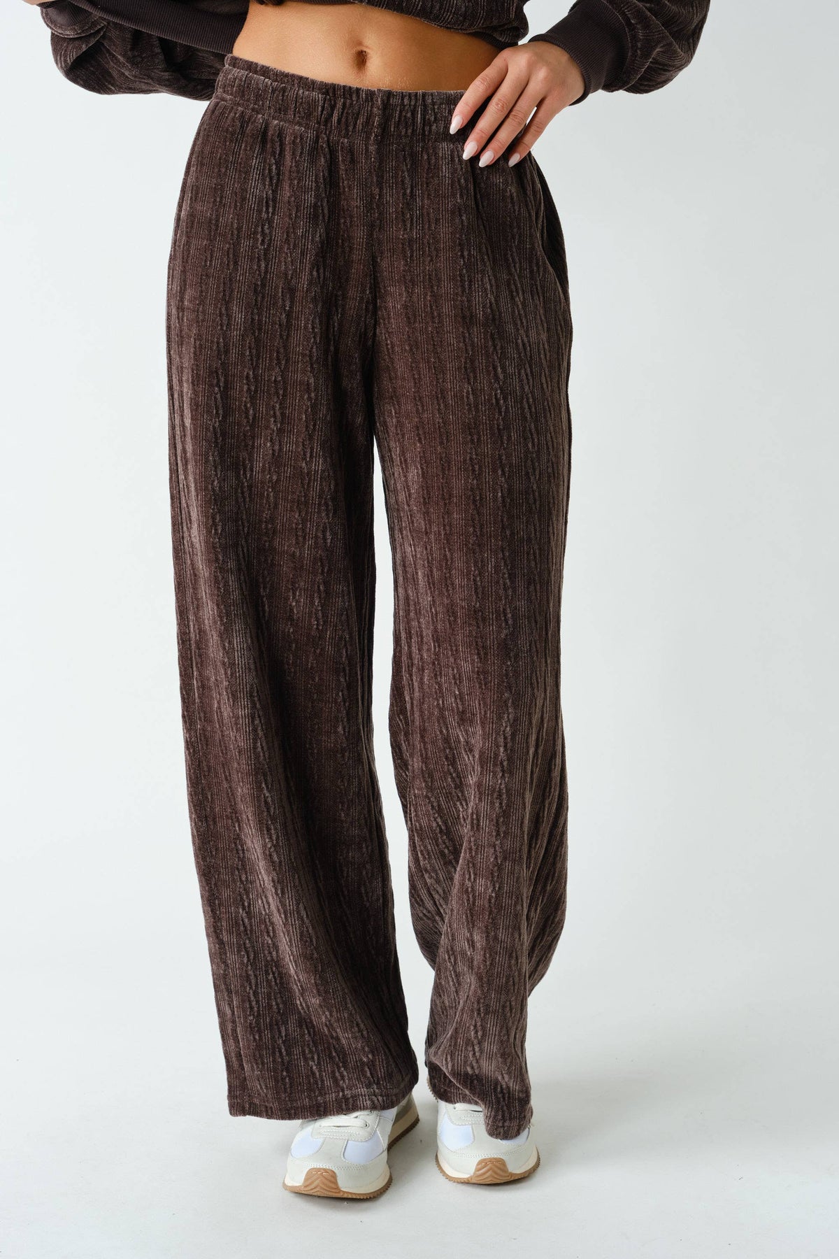 Tay Groove-Track Textured Lounge Pants