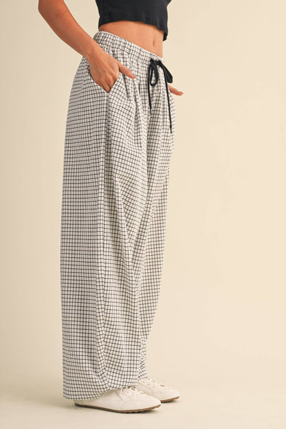 Lauren Checkered Baggy Pants